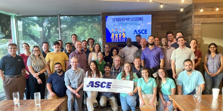 June 13, 2024 - YMG hosted a "Leadership Lessons" Panel Discussion with Past Presidents of the ASCE Florida Section followed by a networking social.