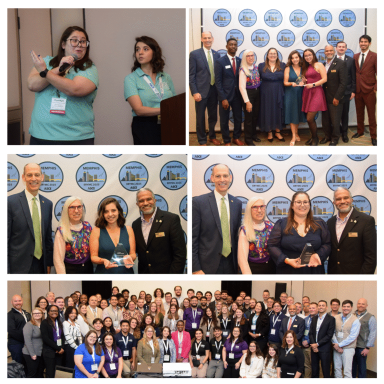 Highlights from ASCE ERYMC 2025 in Memphis, TN.