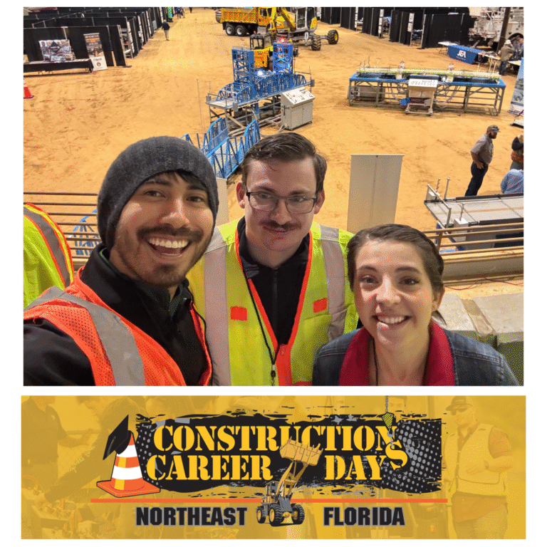 February 25th, 2025 - YMG members chaperoned students at the annual Northeast Florida Construction Career Days.