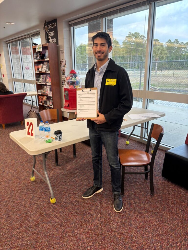 Volunteering at Creekside High School’s Mock Interviews for the Engineering Academy students.